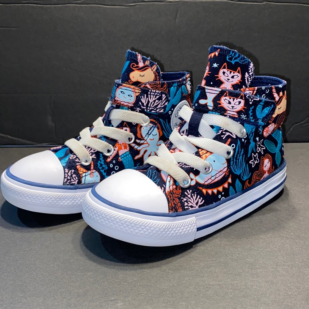Converse Chuck Taylor All Star Mermaid Girls Size 8